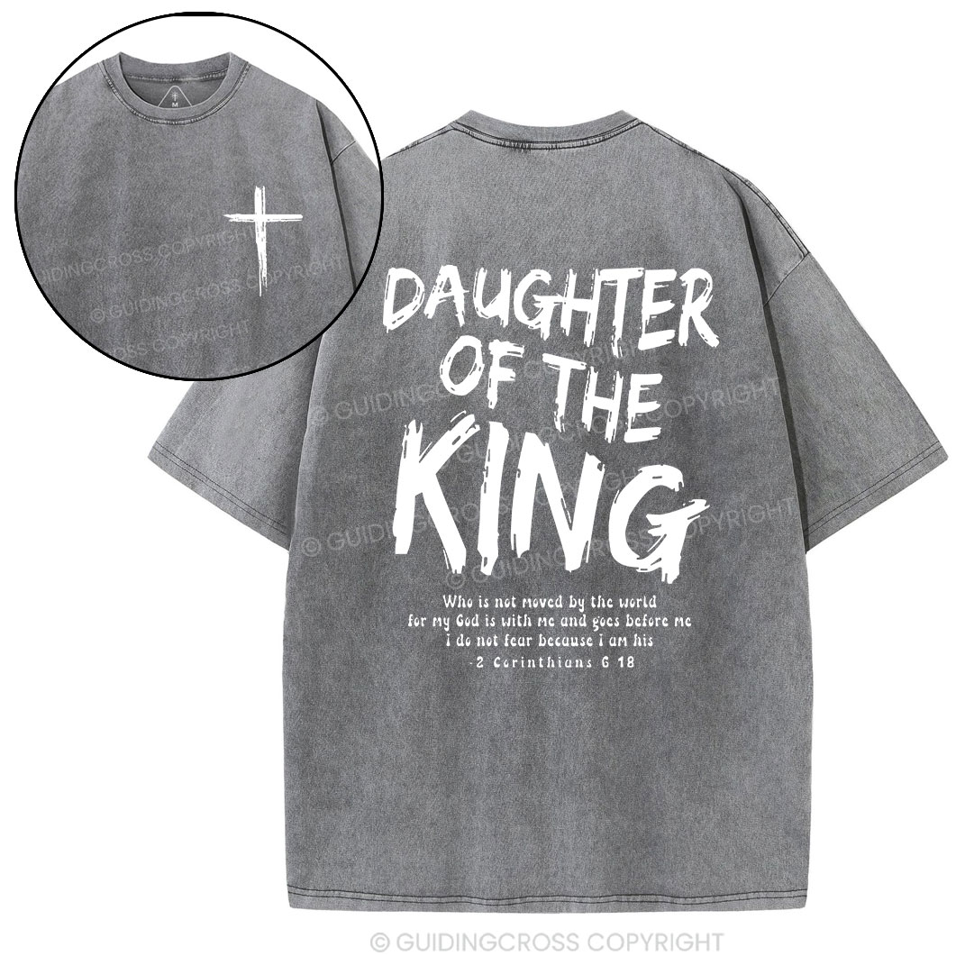 Daughter Of The King Christian Washed T-Shirt