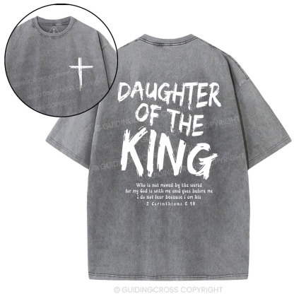 Daughter Of The King Christian Washed T-Shirt