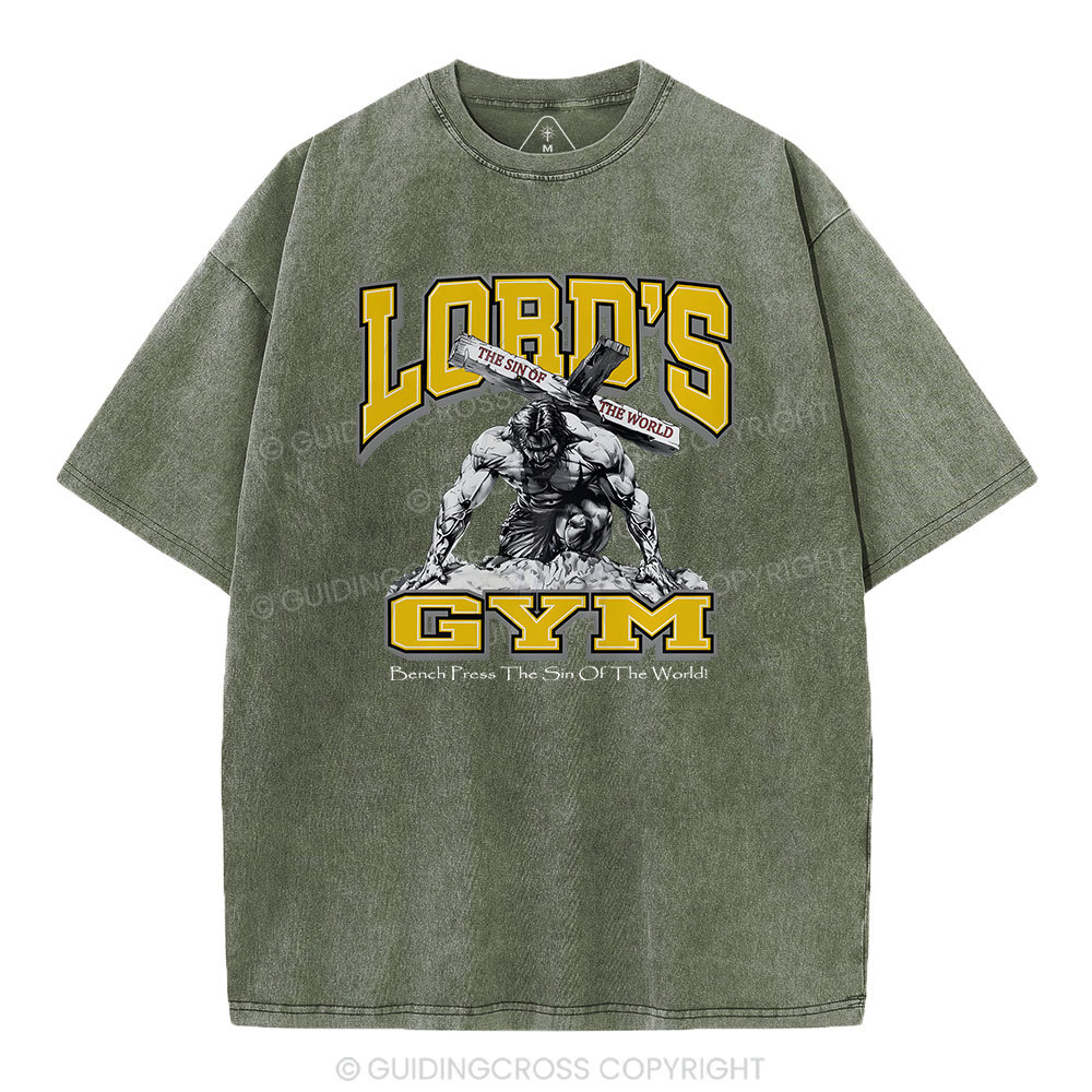 Lords Gym Christian Washed T-Shirt