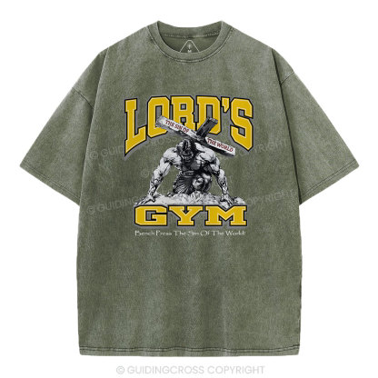 Lords Gym Christian Washed T-Shirt