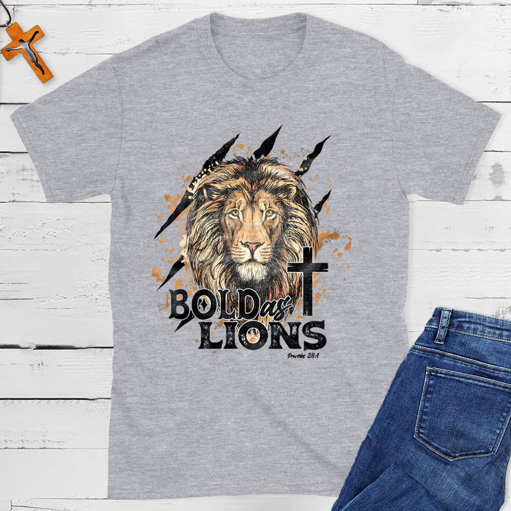 Bold As Lion Christian T-Shirt