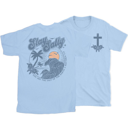 Stay Salty Christian T-Shirt