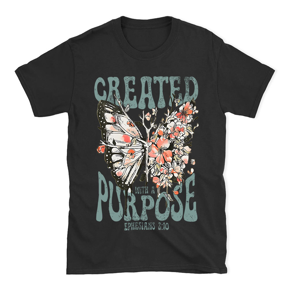 Created With A Purpose Christian T-Shirt