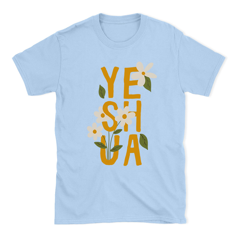 Yeshua With Flower Christian T-Shirt