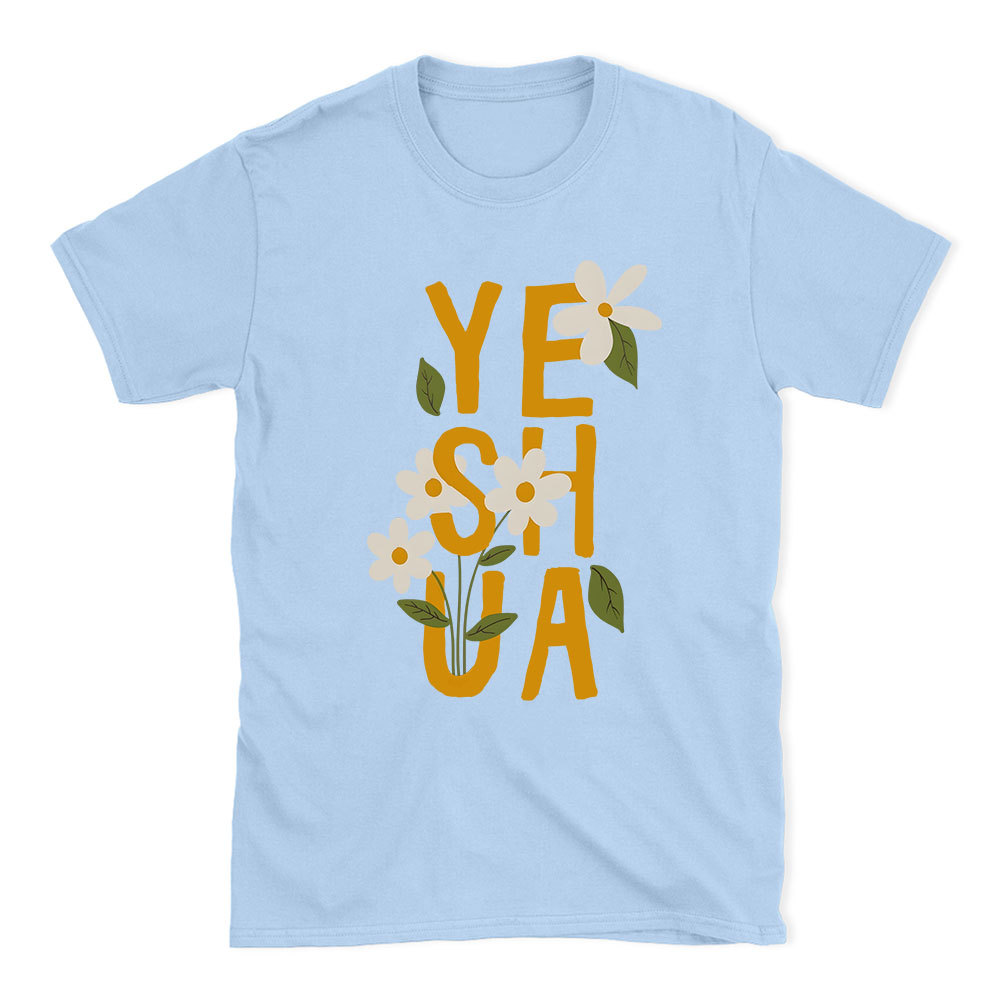 Yeshua With Flower Christian T-Shirt