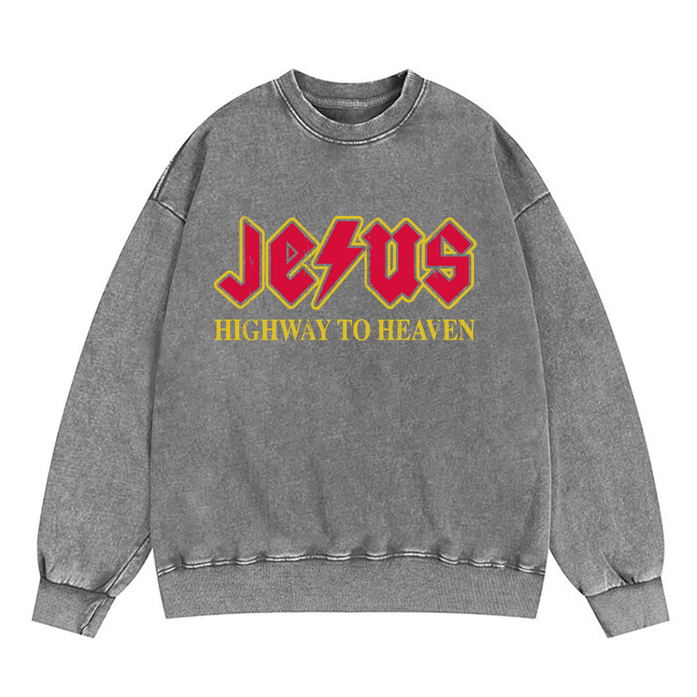Give Thanks To The Lord For He Is Good Christian Washed Sweatshirt Sale - GuidingCross