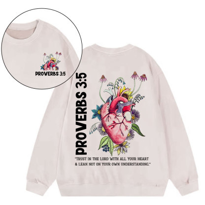 Trust In The Lord Christian Washed Sweatshirt