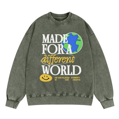 Made For Diffrent World Christian Washed Sweatshirt