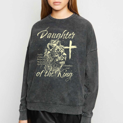 Daughter Of King Christian Washed Sweatshirt