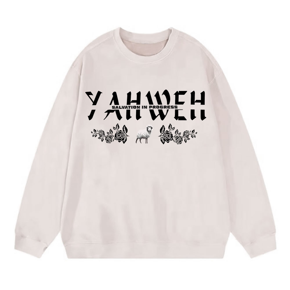 YAHWEH Christian Washed Sweatshirt