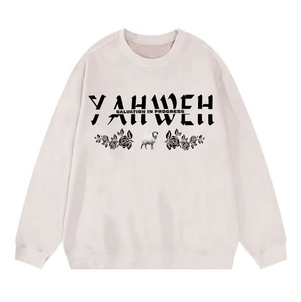 YAHWEH Christian Washed Sweatshirt