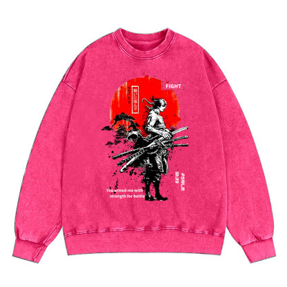 You Gave Me Strength Christian Washed Sweatshirt