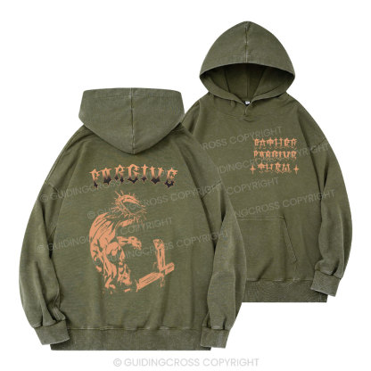 Forgiven Christian Washed Hoodie 