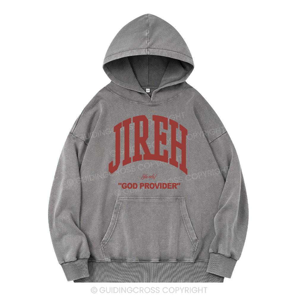 Jireh Christian Washed Hoodie 