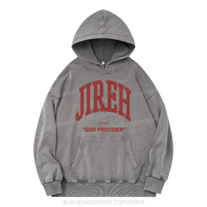 Jireh Christian Washed Hoodie 