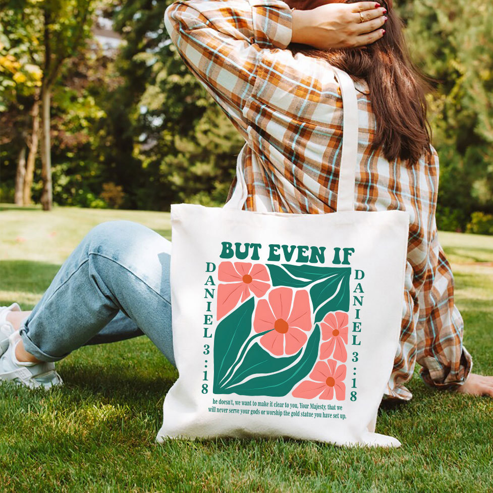 But Even If Christian Canvas Tote Bag