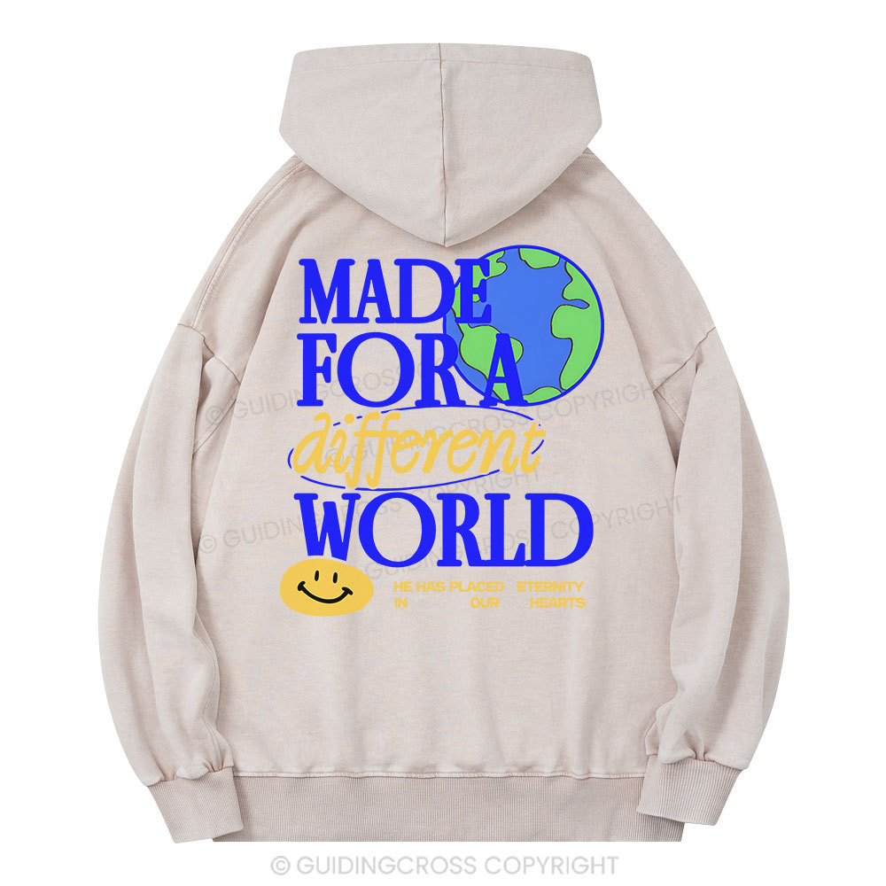 Made For Diffrent World Christian Washed Hoodie