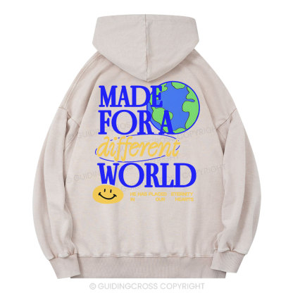 Made For Diffrent World Christian Washed Hoodie