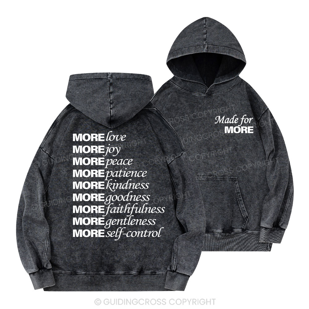 Made For More Christian Washed Hoodie