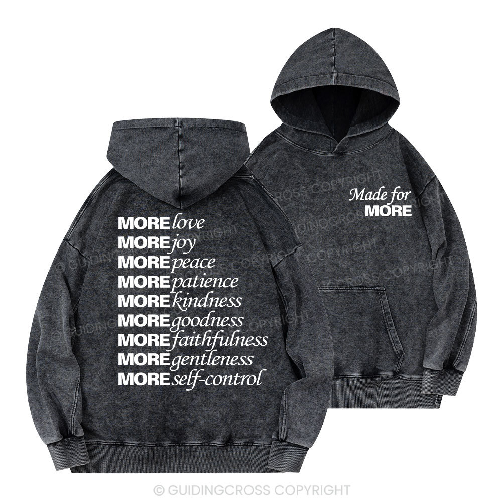 Made For More Christian Washed Hoodie