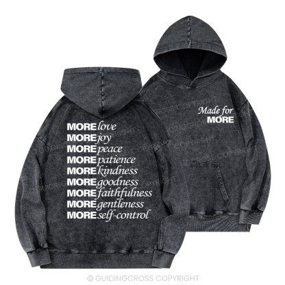 Made For More Christian Washed Hoodie