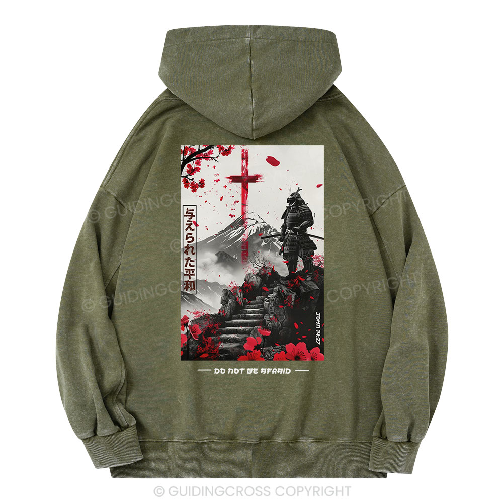 Peace Christian Washed Hoodie