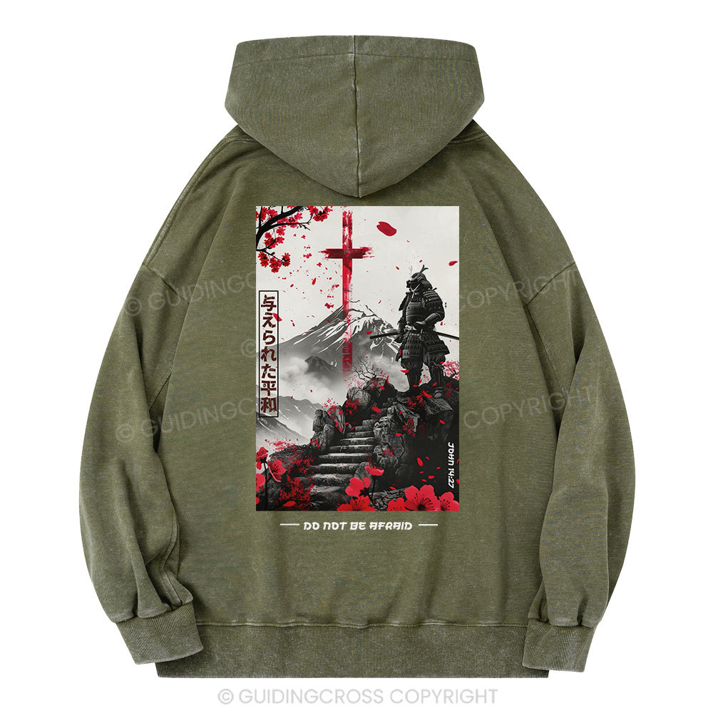 Peace Christian Washed Hoodie