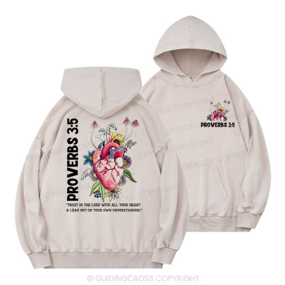 Trust In The Lord Christian Washed Hoodie