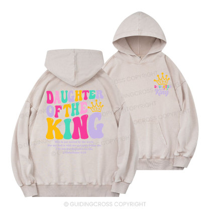 Daughter Of The King Christian Washed Hoodie