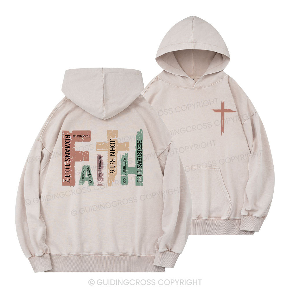 Faith Christian Washed Hoodie