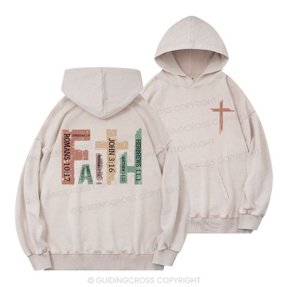 Faith Christian Washed Hoodie