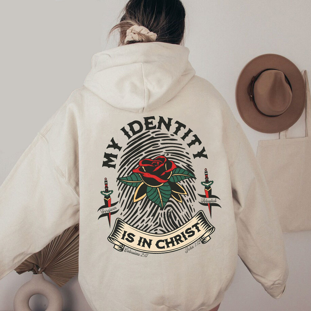 My Identity Christian Washed Hoodie