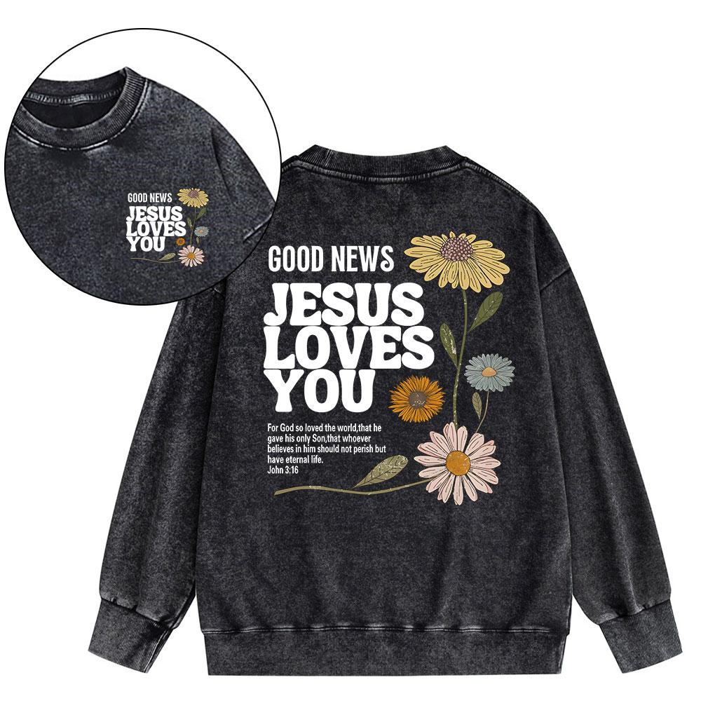 Seek Frist The Kingdom Of God Christian Washed Sweatshirt Sale - GuidingCross