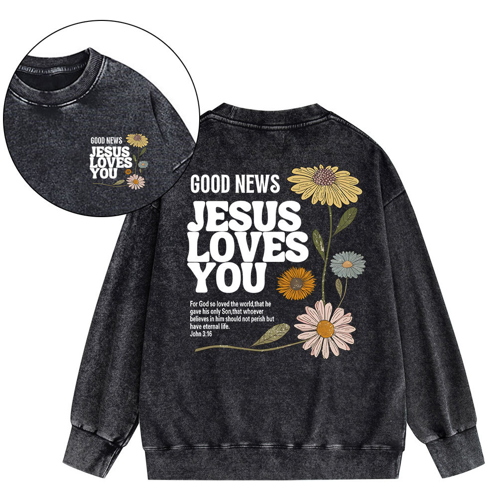 Seek Frist The Kingdom Of God Christian Washed Sweatshirt Sale - GuidingCross