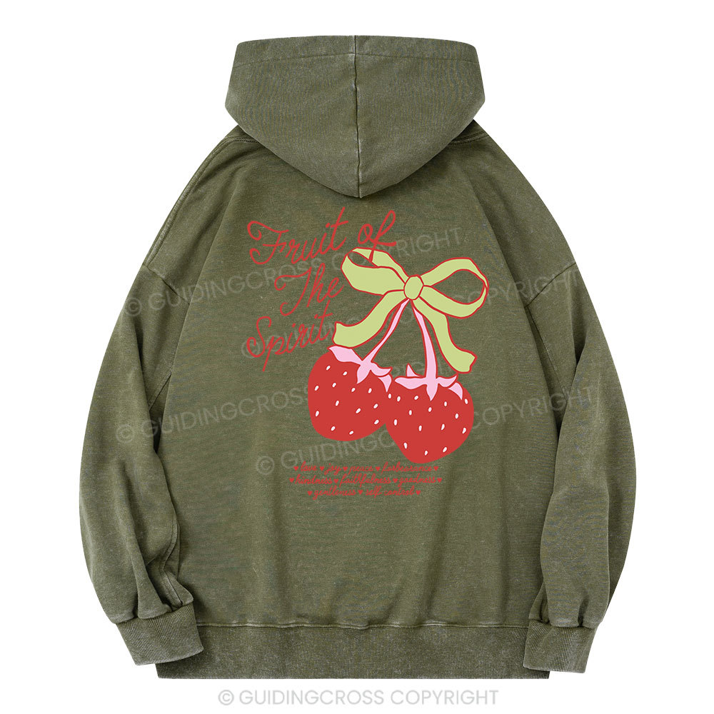 God Gives His Toughest Battles To His Silliest Goose Christian Washed Hoodie