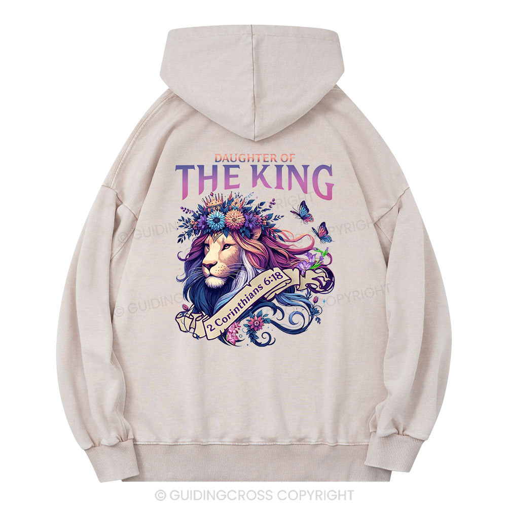 Daughter Of The King Christian Washed Hoodie
