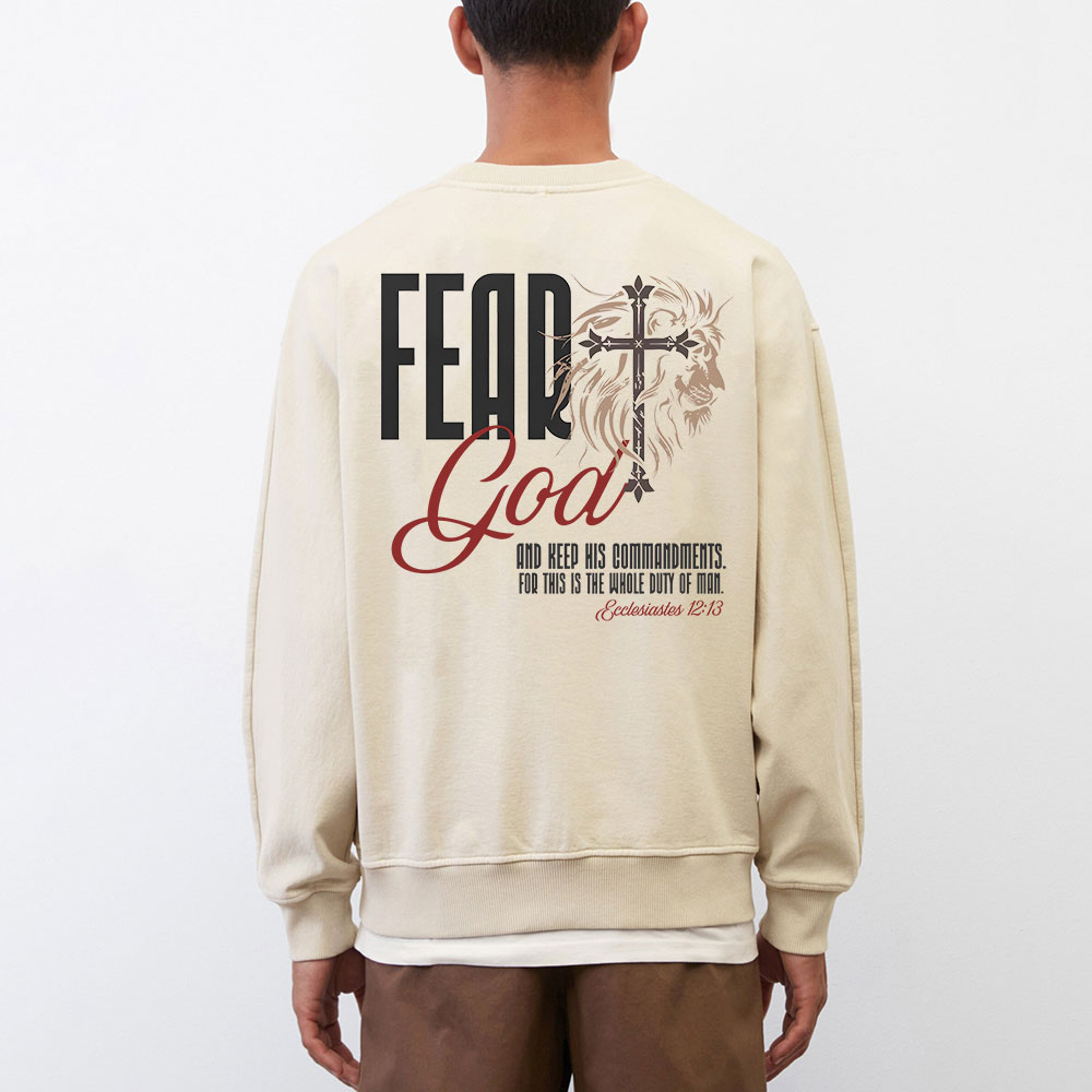 Fead God Christian Washed Sweatshirt