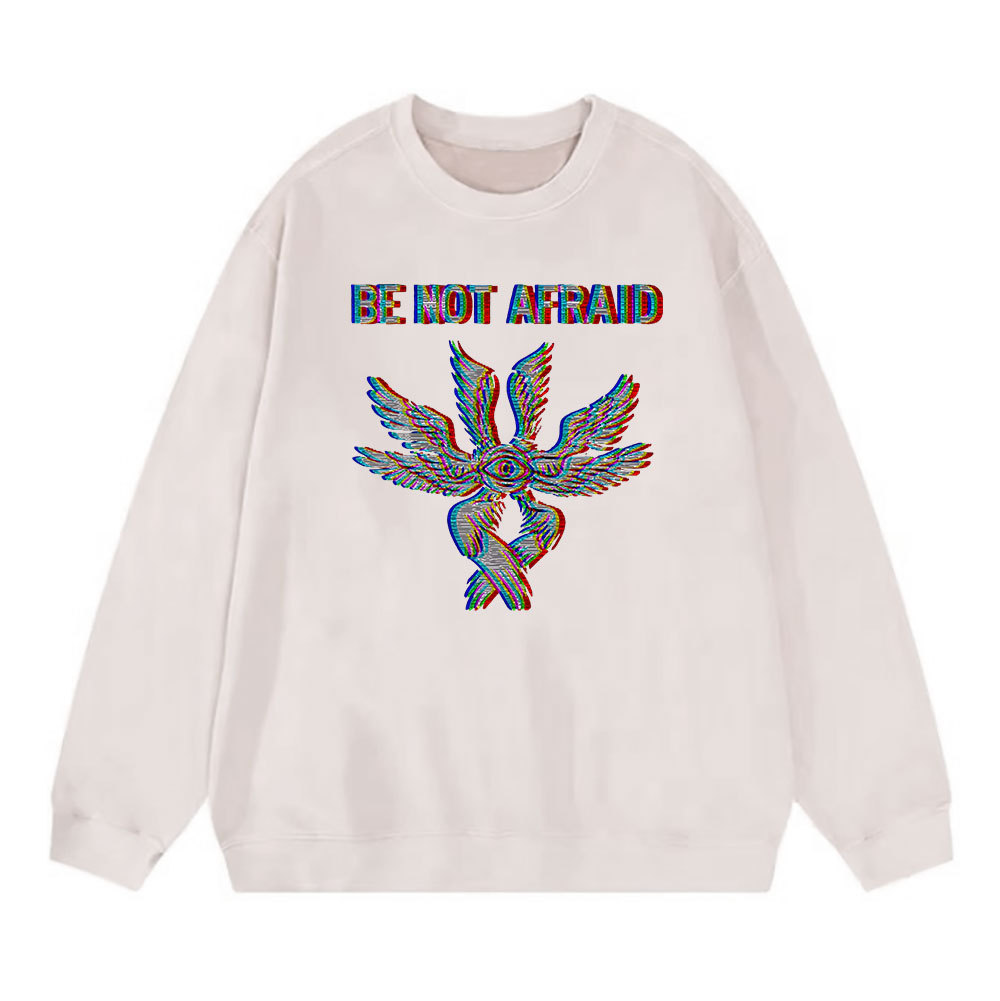 Be Not Afraid Christian Washed Sweatshirt