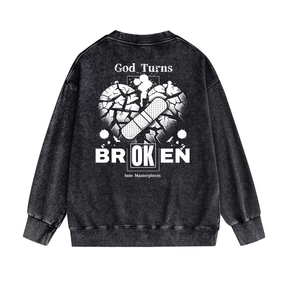 Broken Christian Washed Sweatshirt