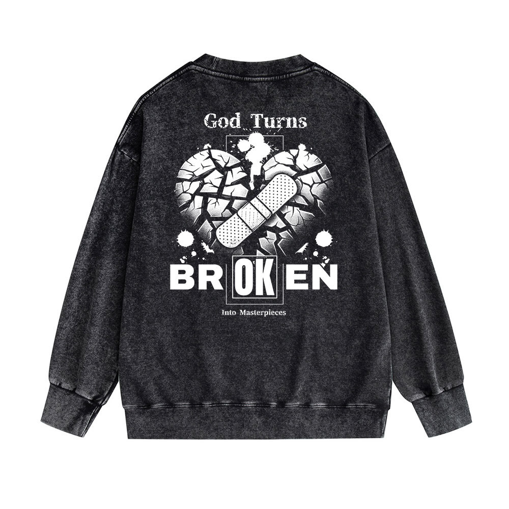 Broken Christian Washed Sweatshirt