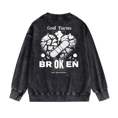 Broken Christian Washed Sweatshirt