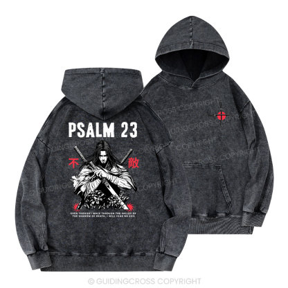 Aesthetic Mens Christian Washed Hoodie 
