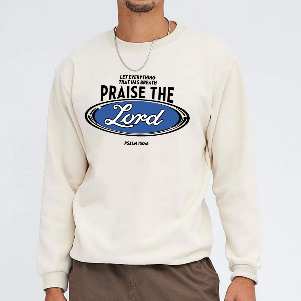 Praise The Lord Christian Washed Sweatshirt