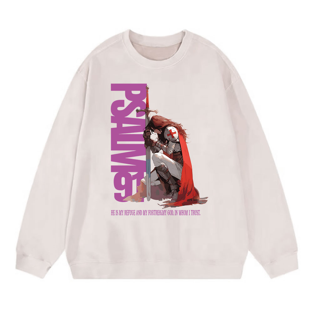 PSALM Christian Washed Sweatshirt