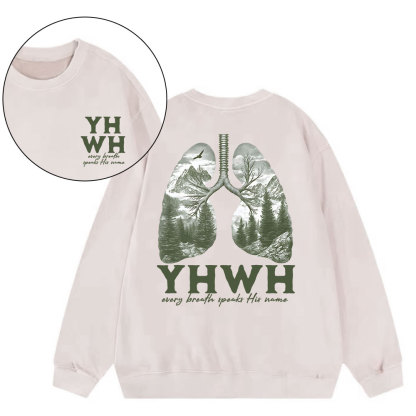 YHWH Christian Washed Sweatshirt