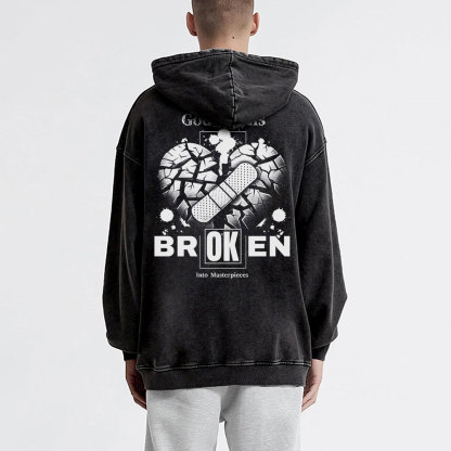 Broken Christian Washed Hoodie