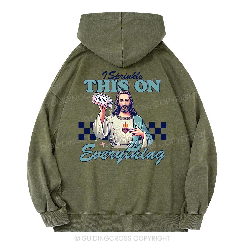 Psalm Christian Washed Hoodie Sale - GuidingCross
