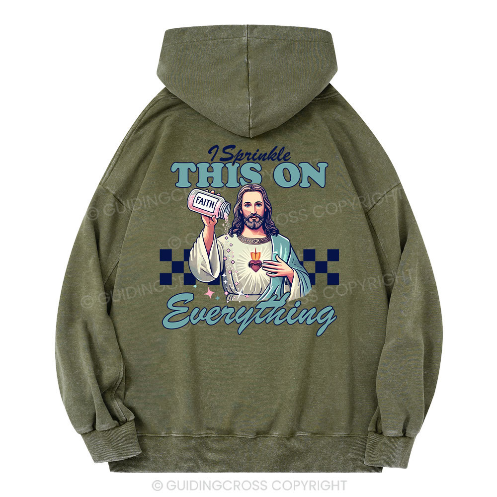 Psalm Christian Washed Hoodie Sale - GuidingCross