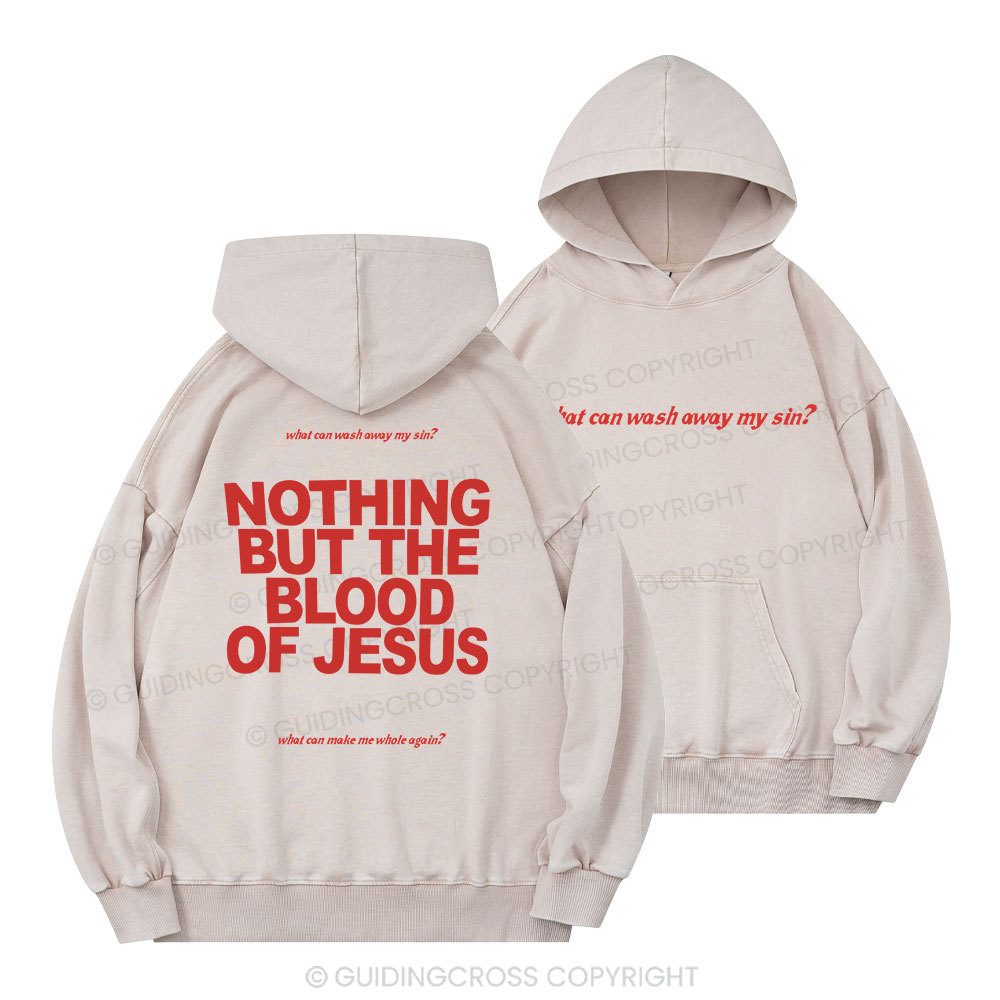 YHWH Our Very Breath Speaks His Name Christian Washed Hoodie Sale - GuidingCross