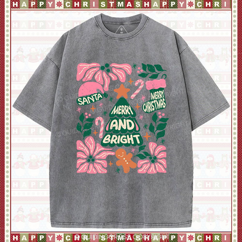 Be The Light Christian Washed T-Shirt